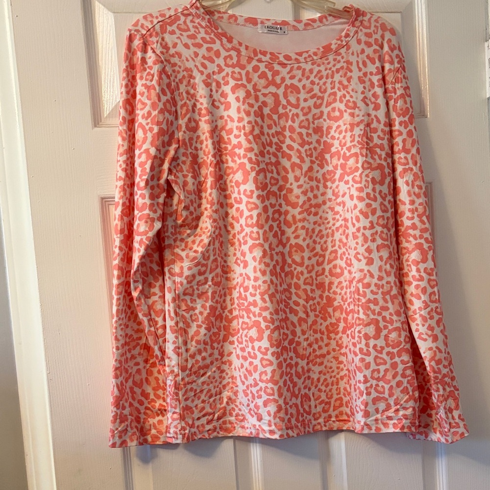 Ekouaer Leopard Print women Pajamas - Picture 4 of 7